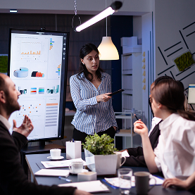 Team working on product improvements after launch