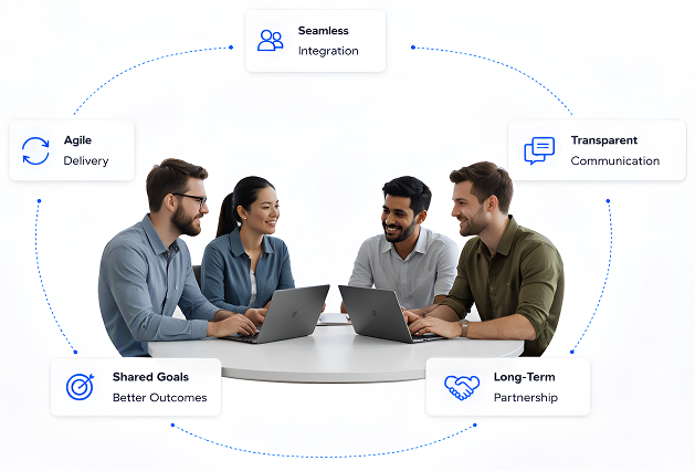 Dedicated product team collaboration
