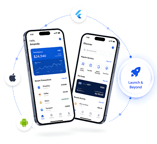 Mobile app development showcase